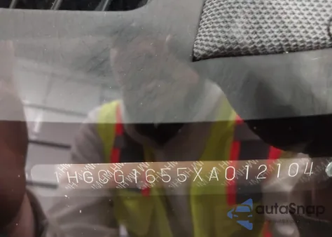 1999 Honda Accord Ex V6 from USA, damaged, VIN 1HGCG1655XA012104